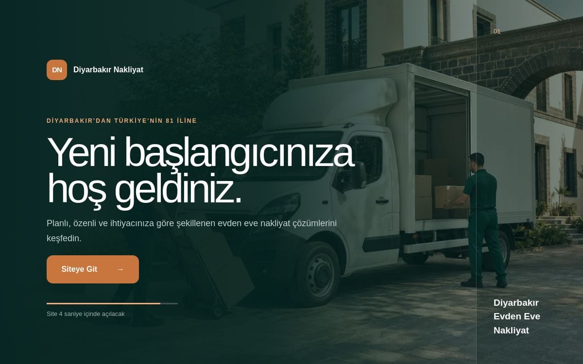 Diyarbakır Evden Eve Nakliyat sitesi önizlemesi